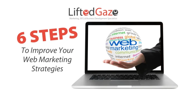 Six steps improving web marketing strategies image