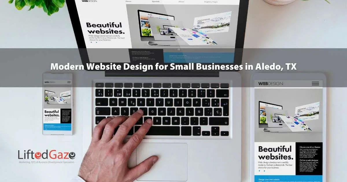 Modern website design for Aledo, TX businesses